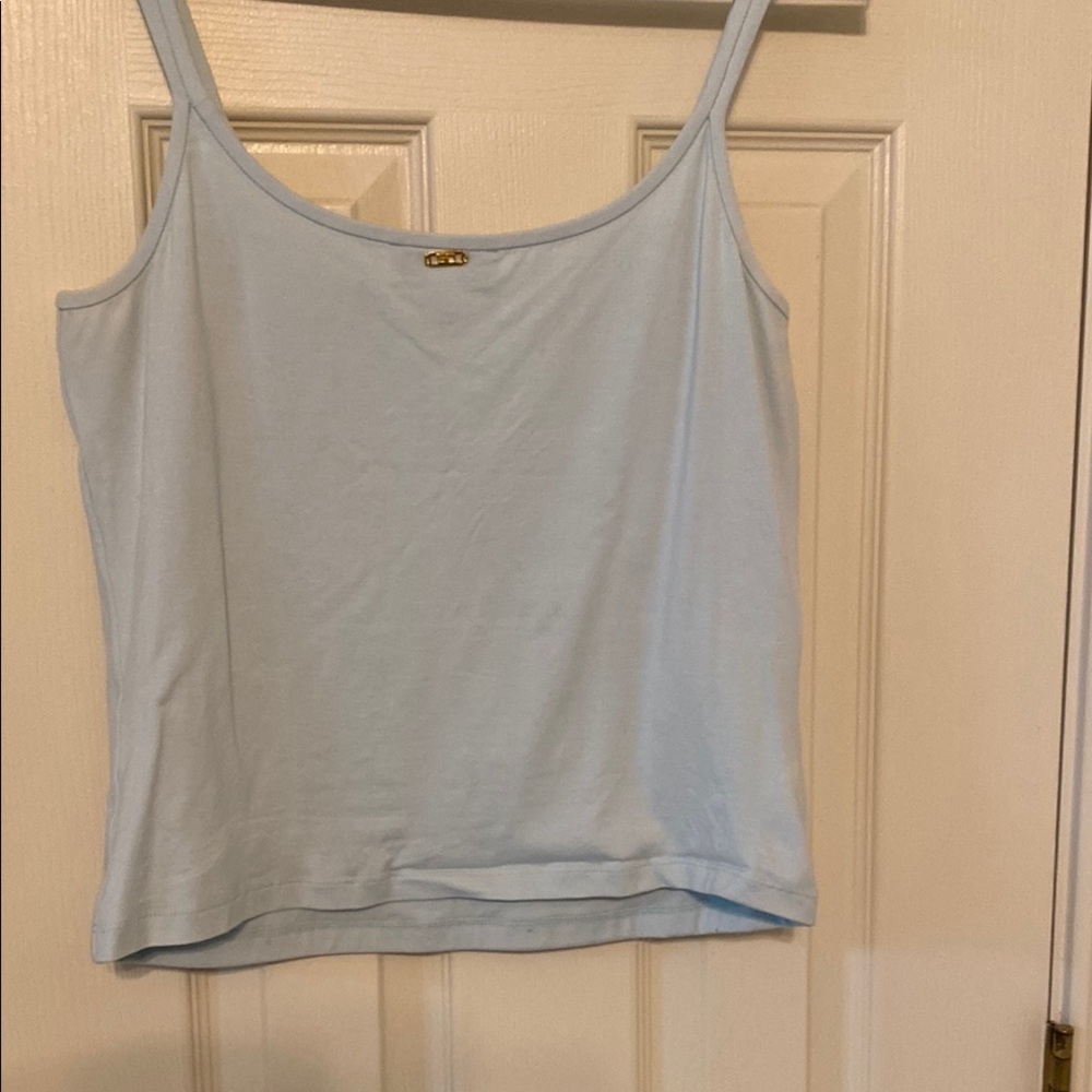 St. John’s,Small, Light Blue Women's Tank Top.  Pre-worn